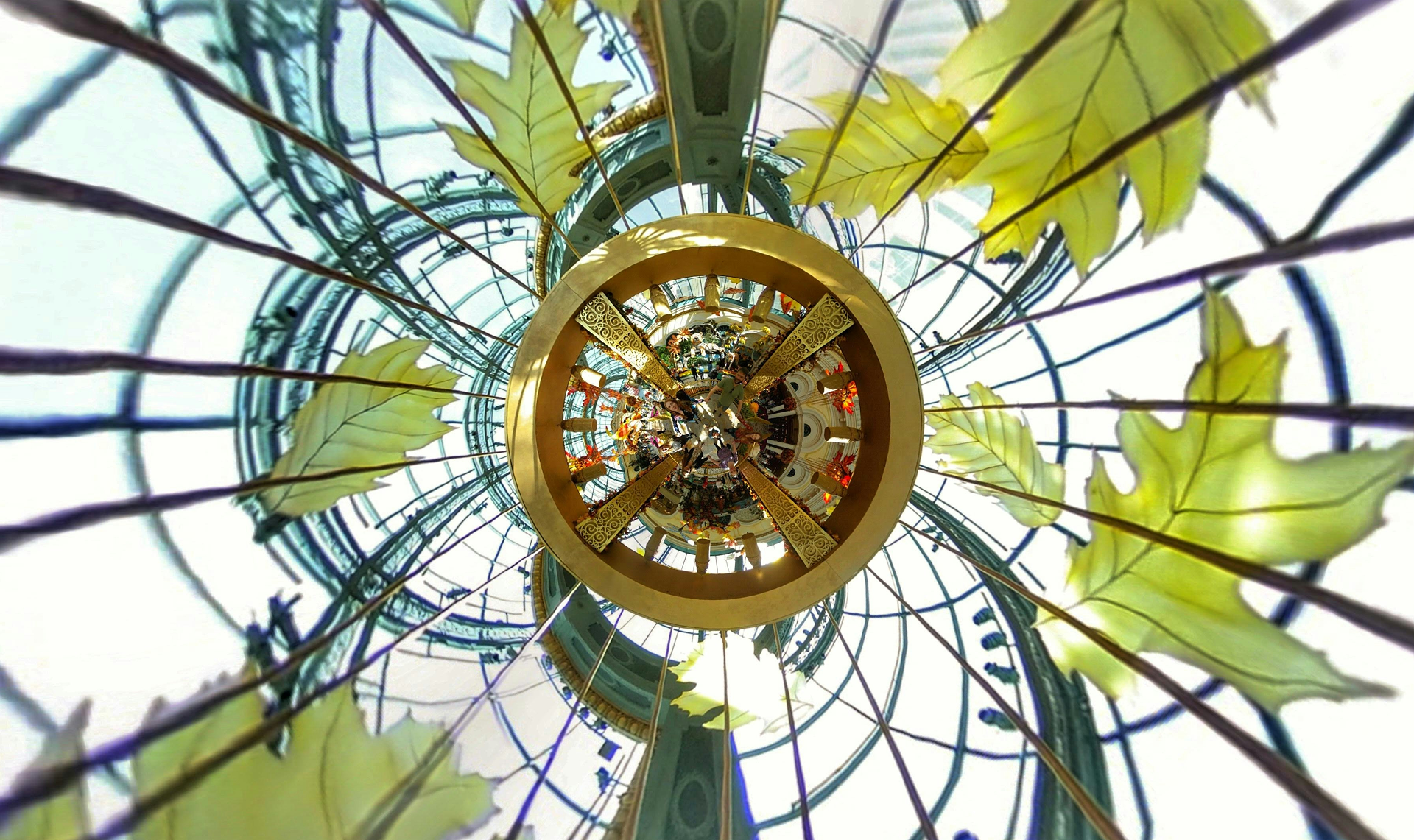 Photo 360 d'une serre